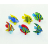 Poissons en verre