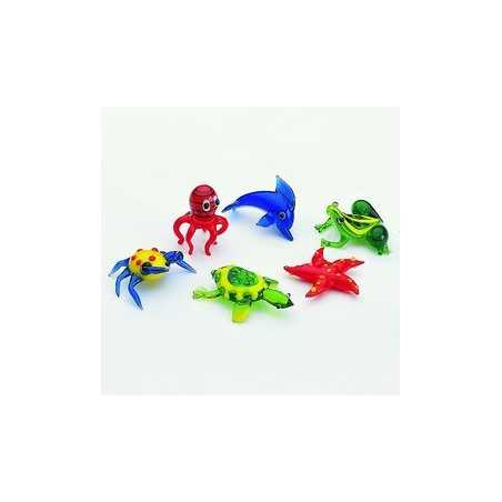 Animaux marins en verre