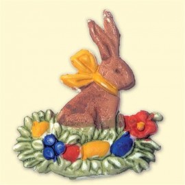 Lapin en Cire Assis - Déco Bougie