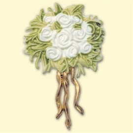 Roses Blanches en Cire