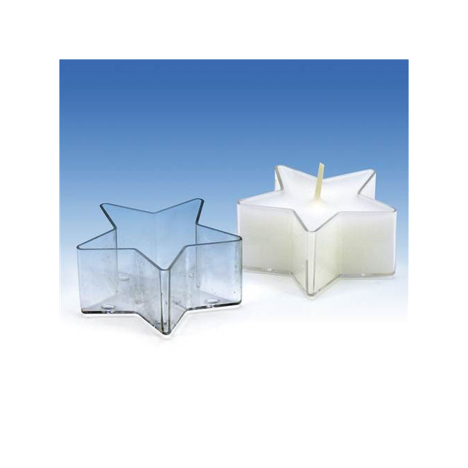 Moules étoiles pour bougies chauffe-plats