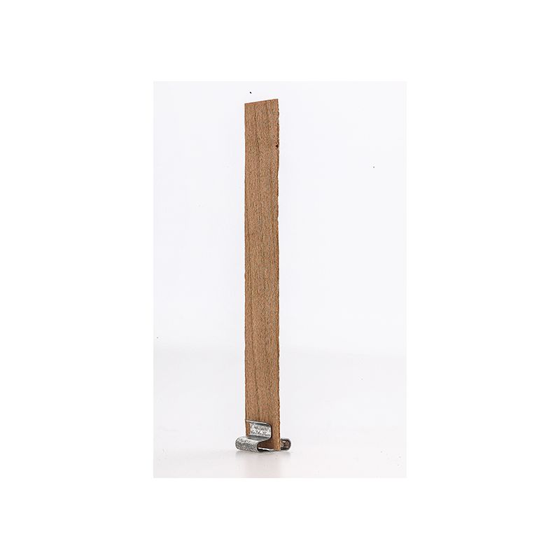 Mèches en bois avec support 12 x 128 x 1 mm - MONDO BOUGIES