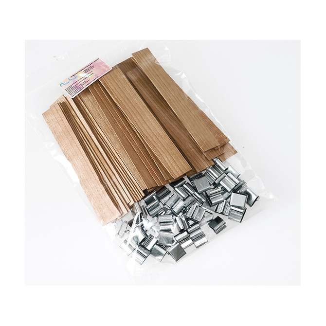 Mèches en bois avec support 20 x 128 x 1 mm