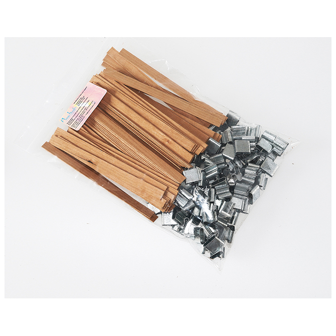 Mèches doubles en bois 9 x 128 x 1 mm