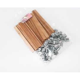 ZMNVHJ Meche Bois Bougie 50 Pièces Meche en Bois pour Bougie Meche en Bois Bougie  Meche Bougie Bois Mèche De Bougie en Bois[S63] - Cdiscount Beaux-Arts et  Loisirs créatifs