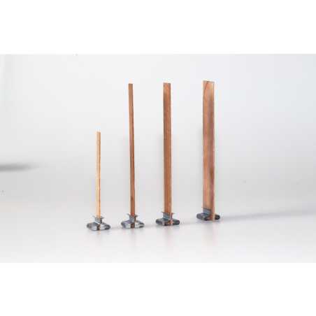 Mèches en bois avec support 9 x 128 x 1 mm