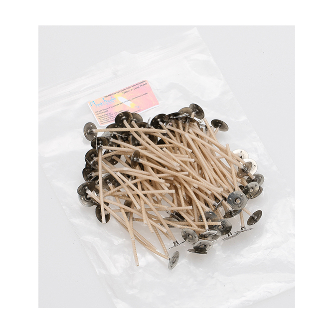 Mèches pour cire de soja, N. 1 - long. 70 mm