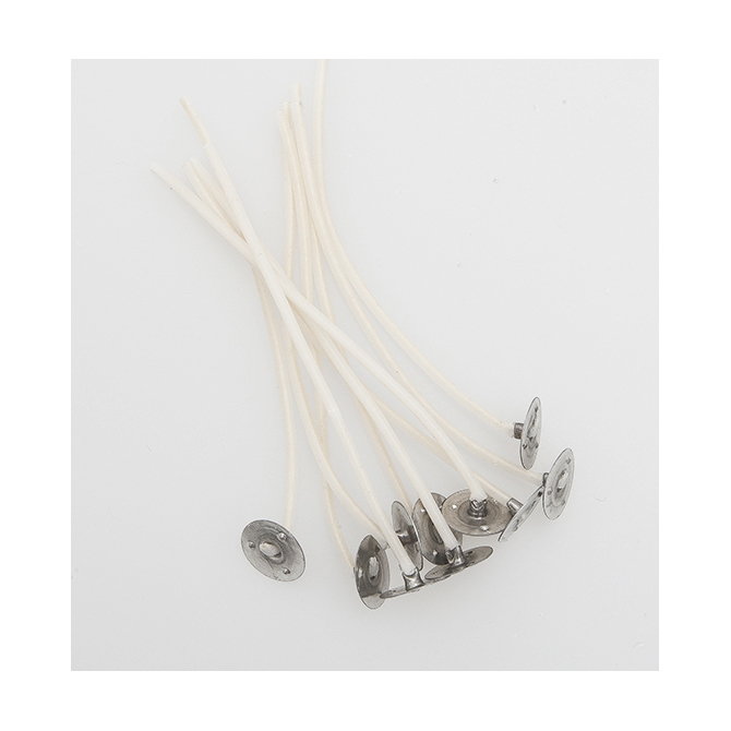 Mèches pour bougies 100 mm + support