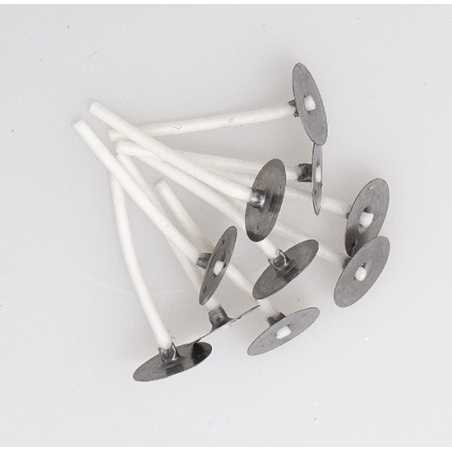 Mèches pour bougies*  35 mm + support