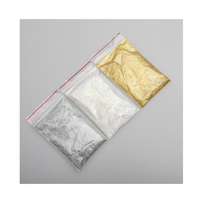 Décoration pour bougies Paillettes brillantes Or