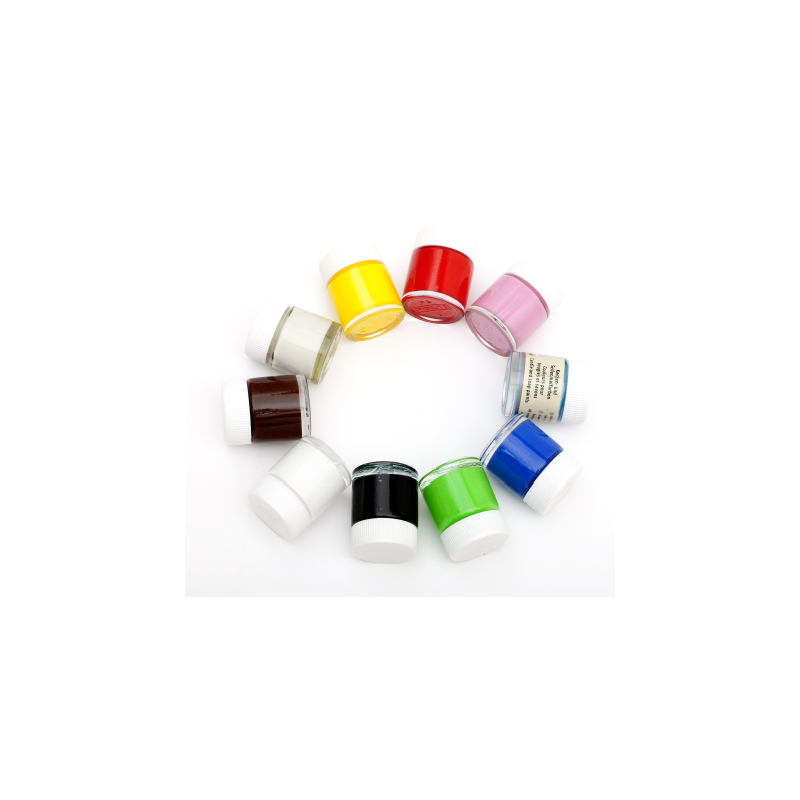 Peinture pour bougies couleur vert clair