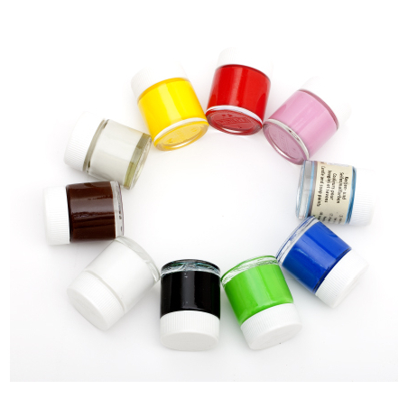Peinture pour bougies couleur vert clair