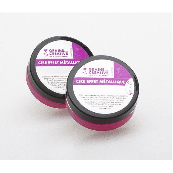 Cire effet métallique Rose Prune