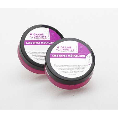 Cire effet métallique Rose Prune