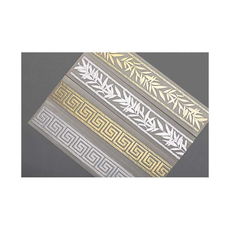 Bande de cire branche d'olivier couleur argent