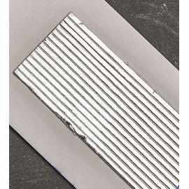 Bandes Argent pour Bougies - Lot de 14