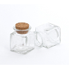Mini carré 30 ml avec bouchon liège