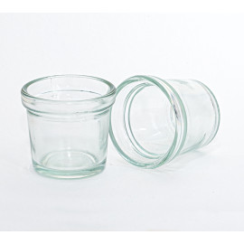 Pot rond en verre 100 ml