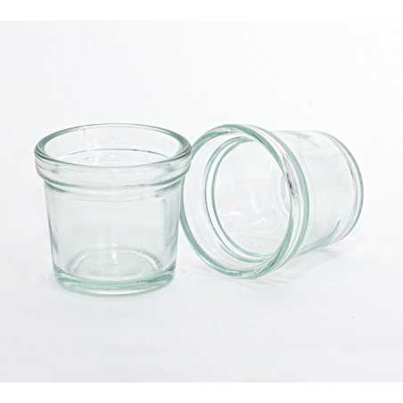 Pot rond en verre 100 ml
