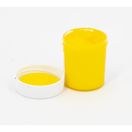 Peinture pour bougies couleur jaune