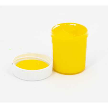 Peinture pour bougies couleur jaune