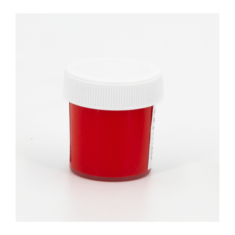 Peinture pour bougies couleur rouge