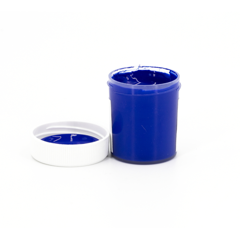 Peinture pour bougies couleur bleu