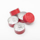 Coupelles rouges pour bougies chauffe-plat