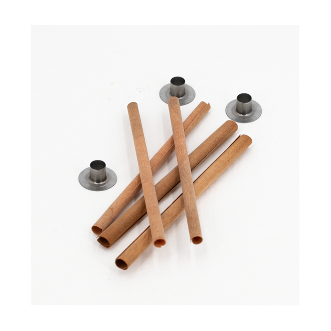 Mèches rondes en bois PM avec socle