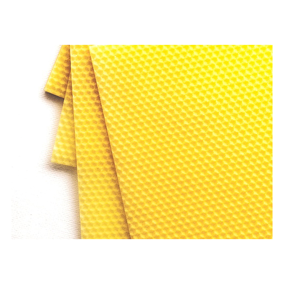 Plaques de cire d'abeille pour bougies roulées
