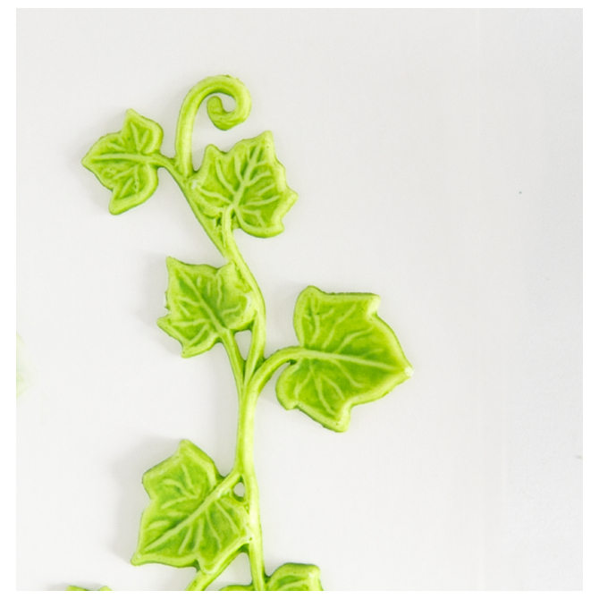 Décoration en cire Printemps - Rameau de lierre