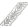 NOUVEAUTE' - Bande de cire décorative Branche d'olivier - couleur argent