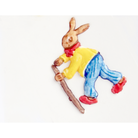 Lapin en Cire Debout - Déco Bougie