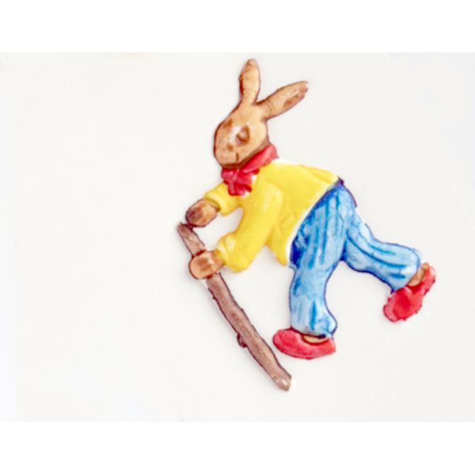Motif de décoration Pâques - Lapin debout