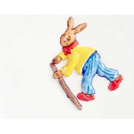 Motif de décoration Pâques - Lapin debout