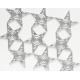 Motif de décoration Noël - Etoiles d'argent