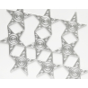 Motif de décoration Noël - Etoiles d'argent