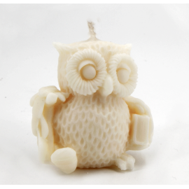 Moule pour Bougie Chouette en Silicone