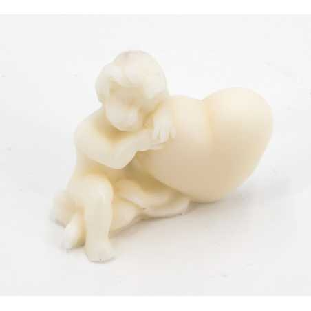 Moule pour bougies en Silicone Petit Ange avec Coeur