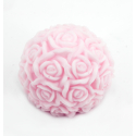 Moule en Silicone Boule de roses