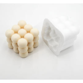 Moule pour Bougie Boule Cube GM en Silicone
