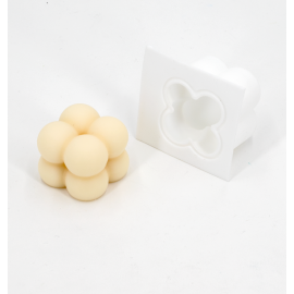 Moule pour Bougie Boule Cube PM en Silicone