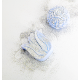 Paillettes Argent - Deco bougies