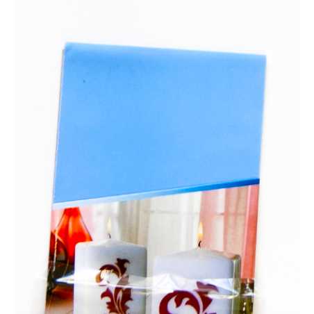 Feuilles de cire 200 x 100 mm - Bleu clair