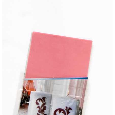 Feuille de cire pour bougies - Rose