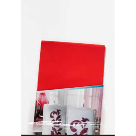 Feuilles de cire 200 x 100 mm - Rouge
