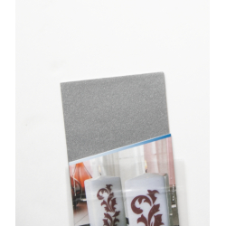 Feuilles de cire 200 x 100 mm - Argent