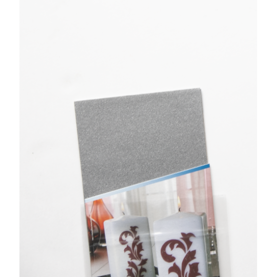 Feuilles de cire 200 x 100 mm - Argent
