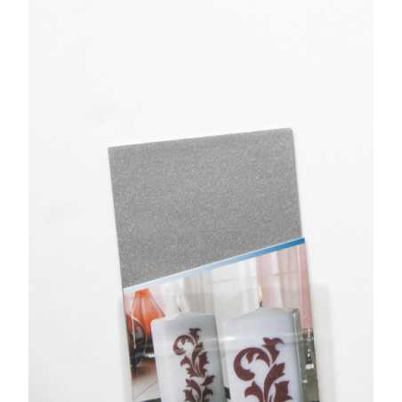 Feuilles de cire 200 x 100 mm - Argent