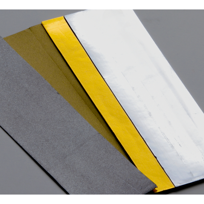 Set de feuilles de cire pour bougies - Or/Argent